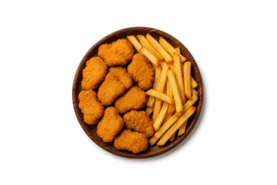 Chicken Nugget With Fries (7 Pcs)