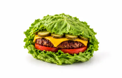 Angus Healthy Lettuce Burger (Keto)(Low carb)(Gluten Free)